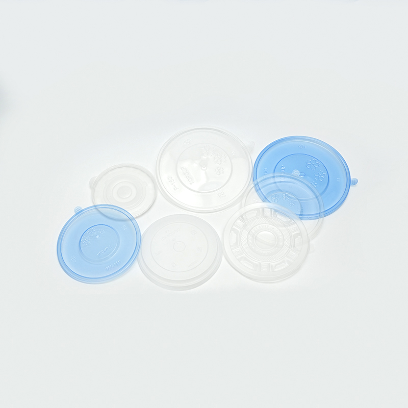 Transparant ronde pp plastic verdikt deksel